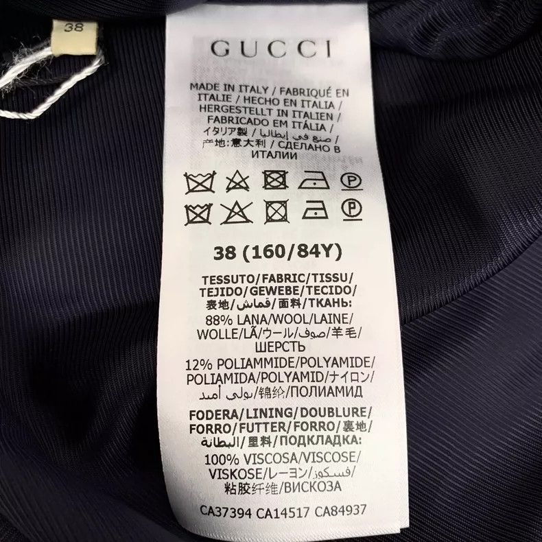 Gucci Gucci Color Block Wool Coat with Button Closure-yf Size US S / EU 44-46 / 1 - 6 Thumbnail