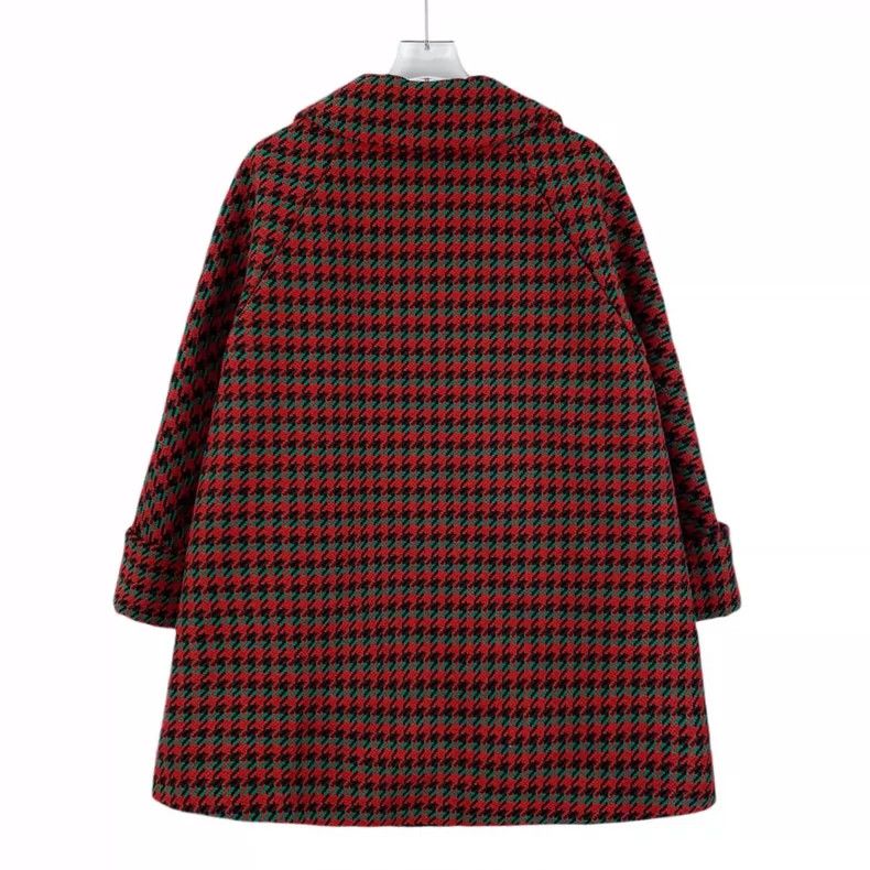 Gucci Gucci Color Block Wool Coat with Button Closure-yf Size US S / EU 44-46 / 1 - 2 Thumbnail