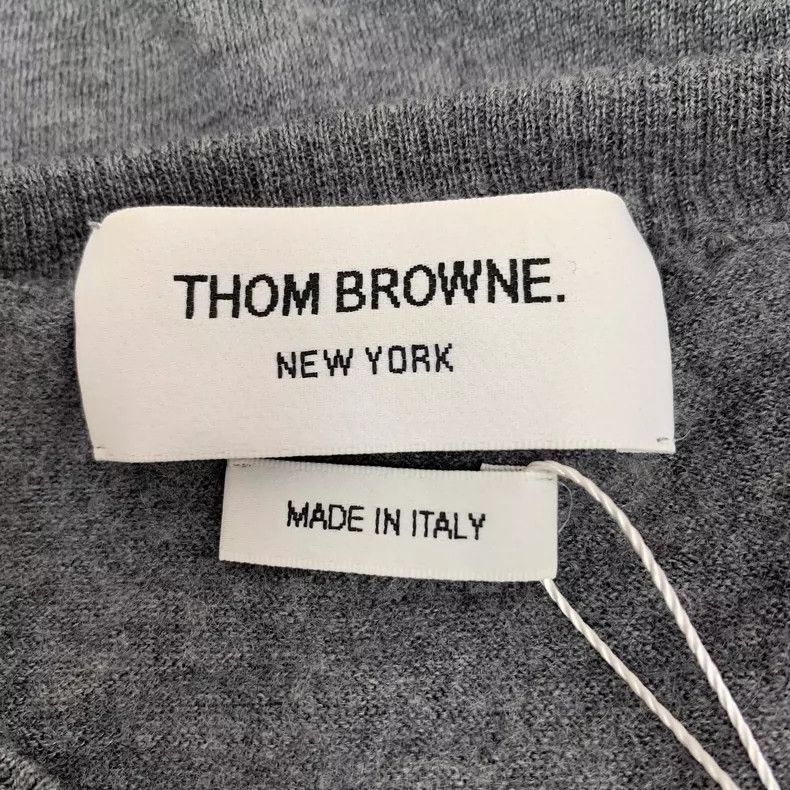 Thom Browne Thom Browne Gray Classic Wool Knit Sweater-yf Size US M / EU 48-50 / 2 - 5 Thumbnail