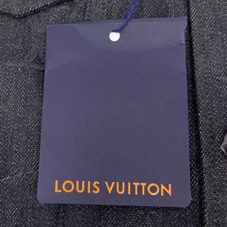 Louis Vuitton Louis Vuitton Denim Jacket Gray Black Pattern-yf Size US L / EU 52-54 / 3 - 7 Thumbnail