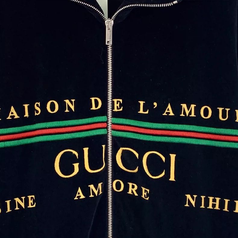 Gucci Gucci Black Logo Zip Jacket Size XS-yf Size US XS / EU 42 / 0 - 4 Thumbnail