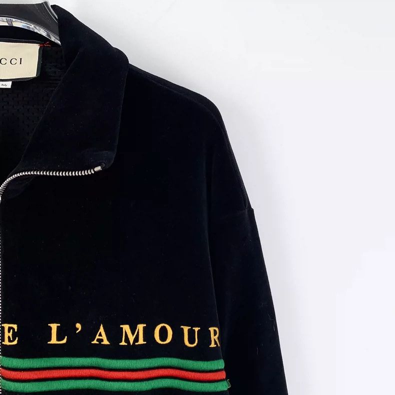Gucci Gucci Black Logo Zip Jacket Size XS-yf Size US XS / EU 42 / 0 - 3 Thumbnail