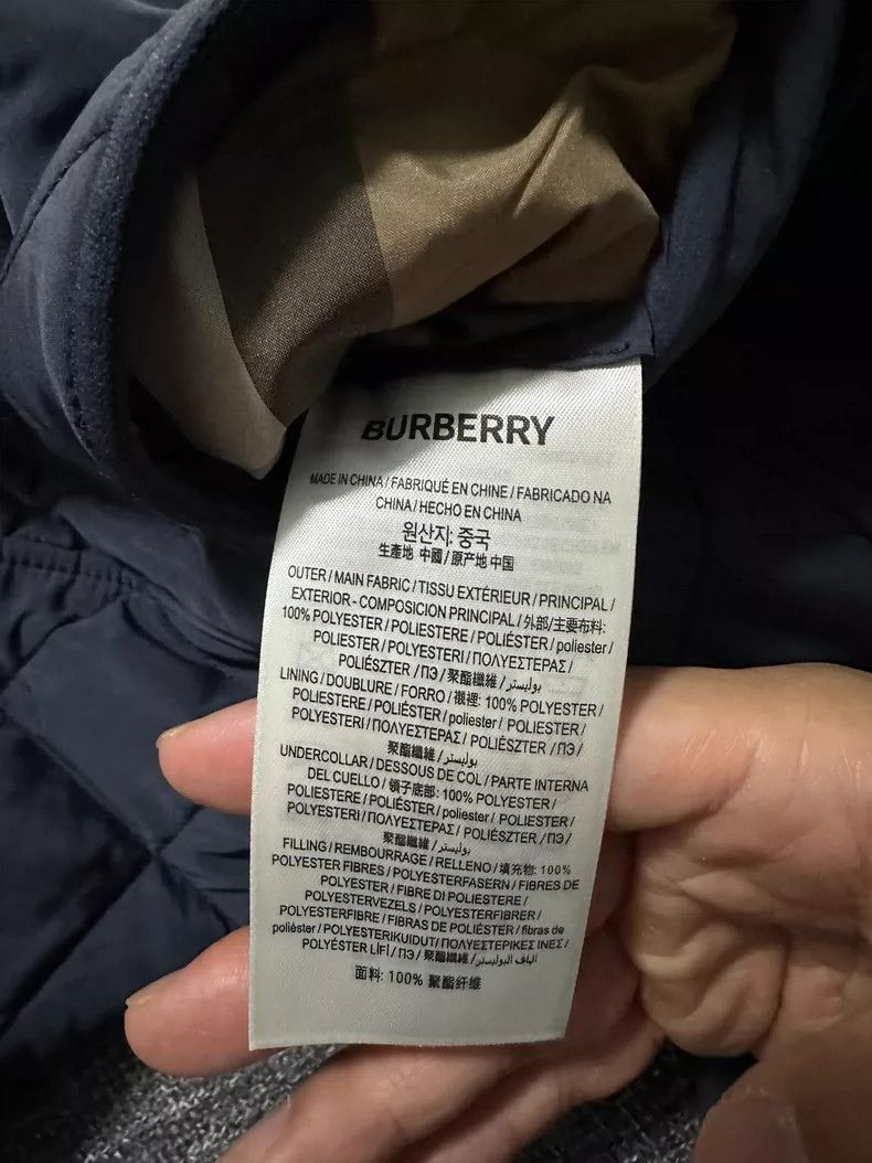 Burberry Burberry Blue Women's Diamond Quilted Jacket-yf Size US S / EU 44-46 / 1 - 8 Thumbnail