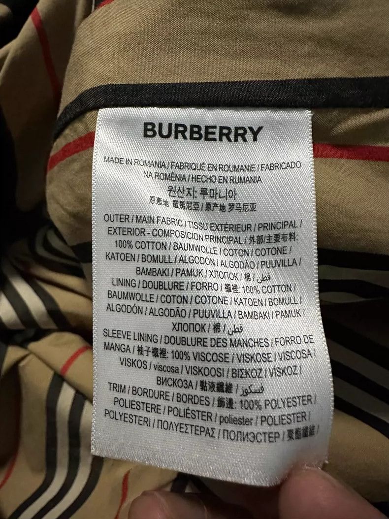 Burberry Burberry Men's Classic Logo Trench Coat-yf Size US L / EU 52-54 / 3 - 7 Thumbnail