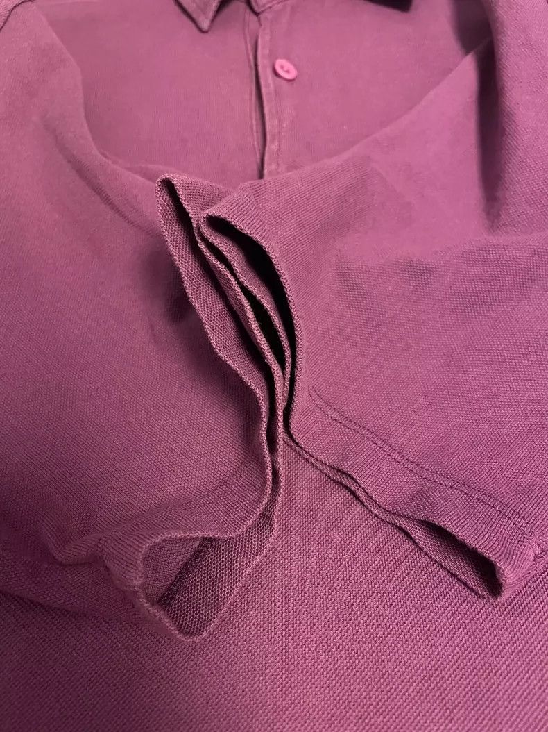 Ermenegildo Zegna Loro Piana Purple Short Sleeve Polo Shirt-yf Size US L / EU 52-54 / 3 - 5 Thumbnail