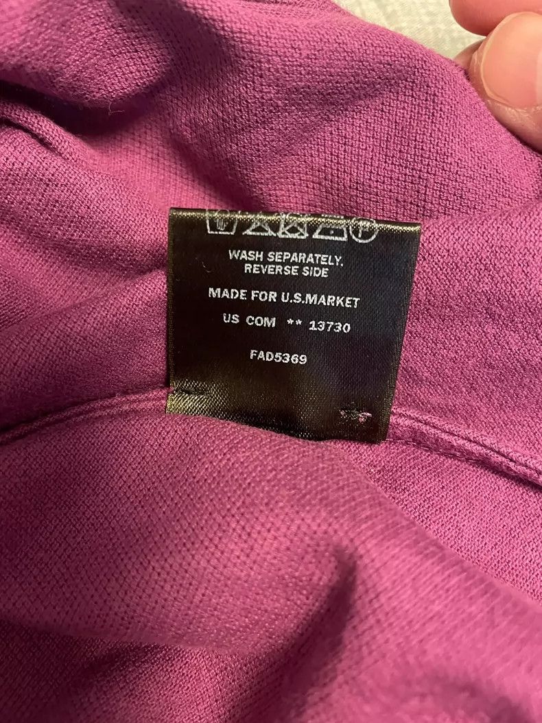 Ermenegildo Zegna Loro Piana Purple Short Sleeve Polo Shirt-yf Size US L / EU 52-54 / 3 - 7 Thumbnail