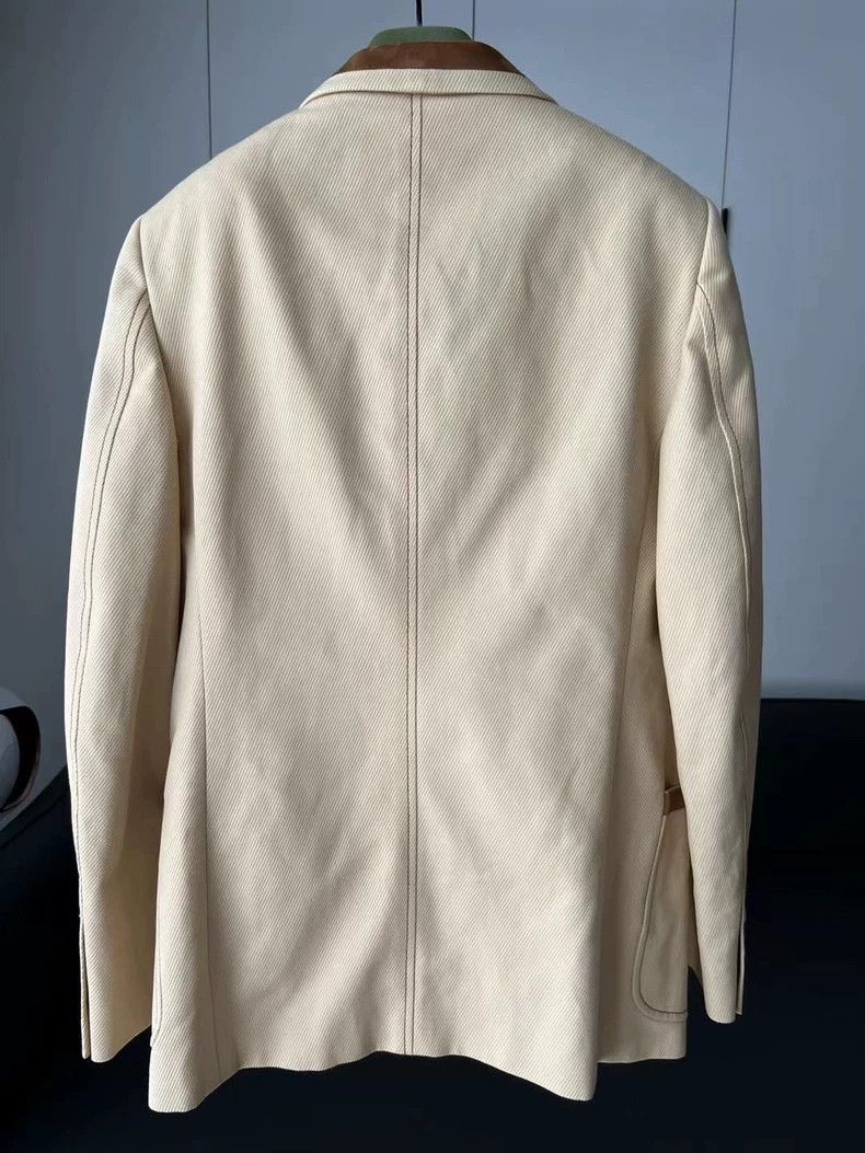 Gucci Gucci Light Yellow Men's Suit Jacket-yf Size US M / EU 48-50 / 2 - 2 Thumbnail