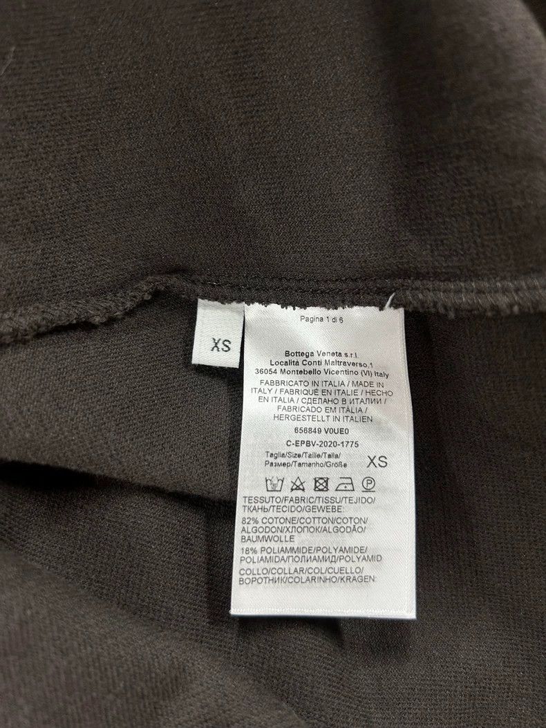 Bottega Veneta Bottega Veneta Velvet Round Neck T-Shirt-yf Size US XS / EU 42 / 0 - 6 Thumbnail