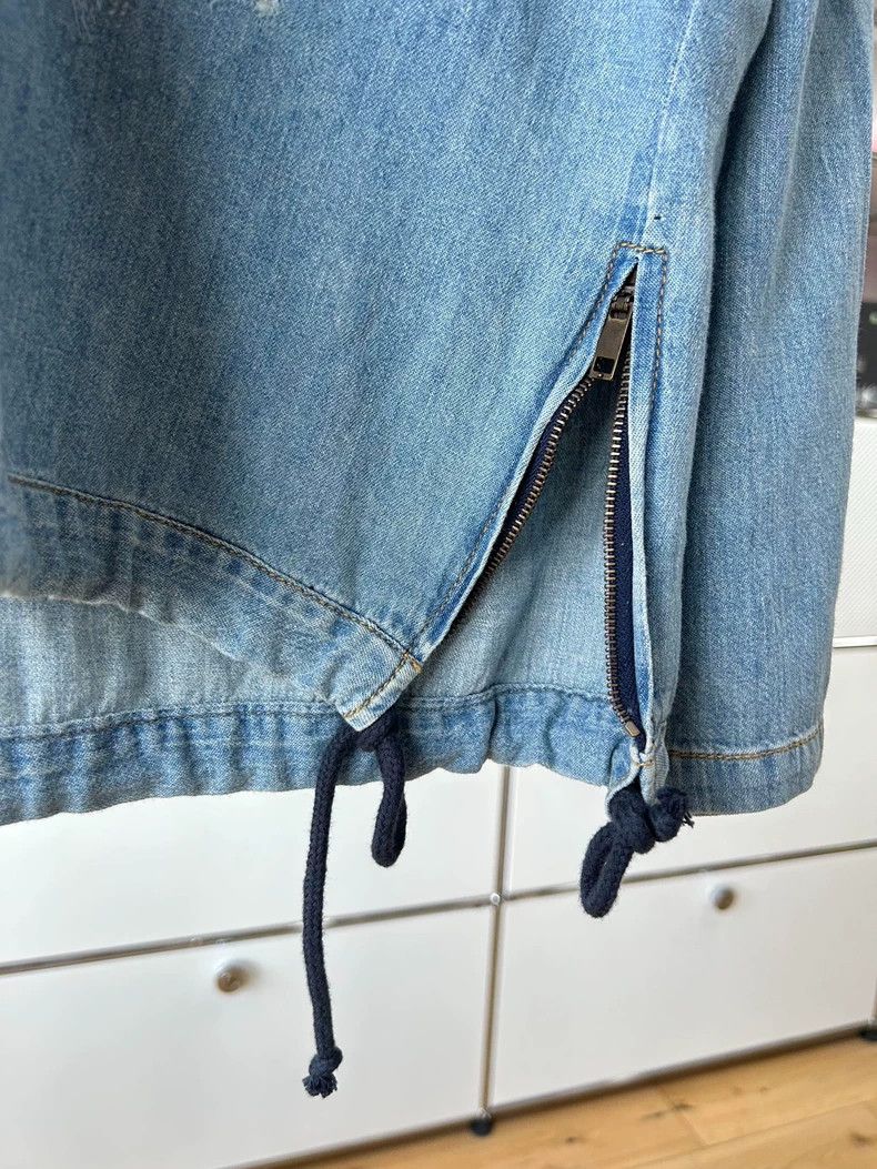 Saint Laurent Paris Saint Laurent Hooded Cotton Denim Shirt-yf Size US S / EU 44-46 / 1 - 4 Thumbnail