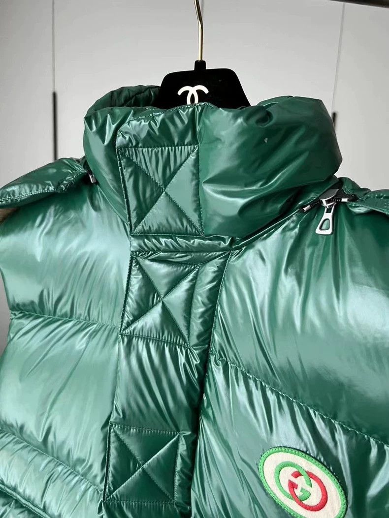 Gucci Gucci Green Padded Vest for Men and Women-yf Size US M / EU 48-50 / 2 - 2 Thumbnail