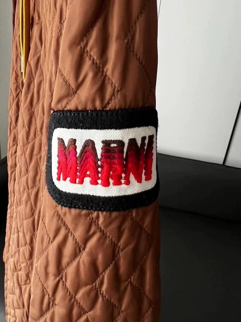 Marni Marni Quilted Long Hooded Casual Jacket-yf Size US M / EU 48-50 / 2 - 4 Thumbnail