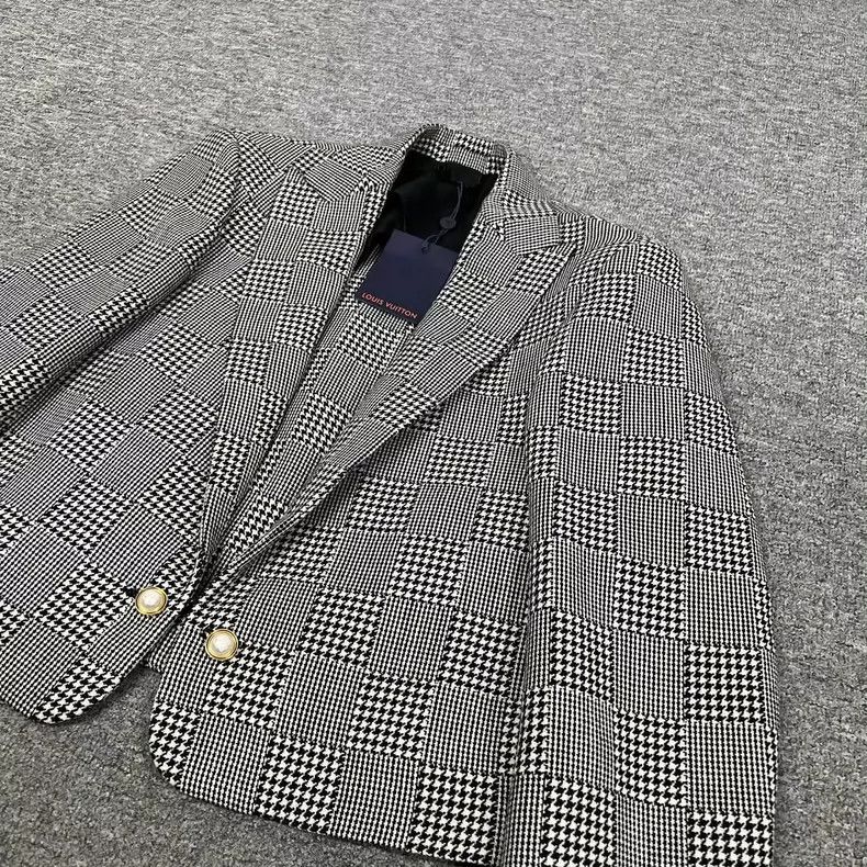 Louis Vuitton Louis Vuitton Checkered Blazer Size 46-yf Size US L / EU 52-54 / 3 - 4 Thumbnail
