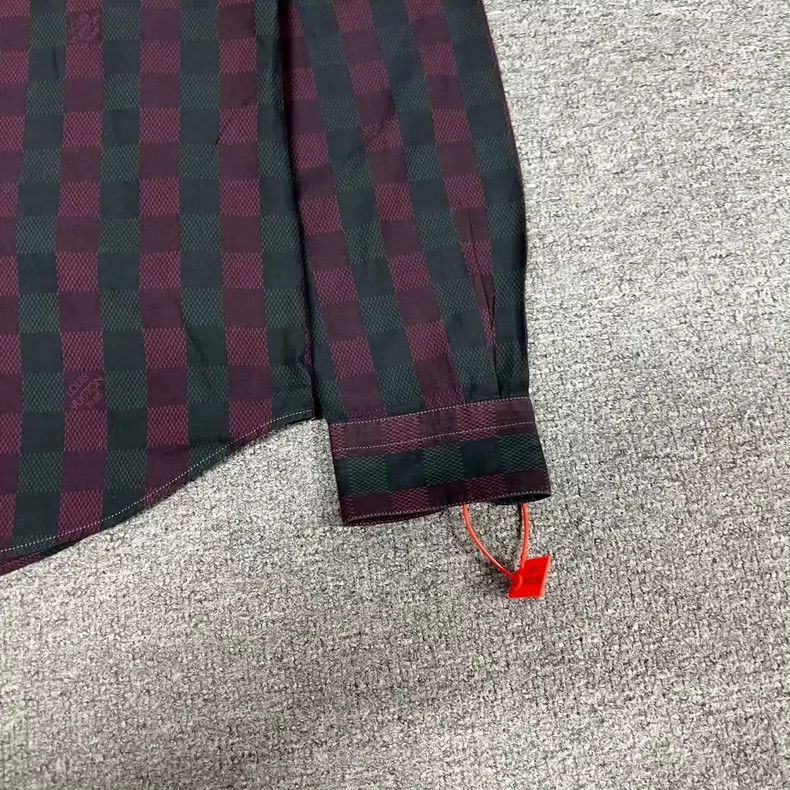 Louis Vuitton Louis Vuitton Long Sleeve Checkered Shirt-yf Size US S / EU 44-46 / 1 - 3 Thumbnail