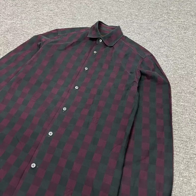 Louis Vuitton Louis Vuitton Long Sleeve Checkered Shirt-yf Size US S / EU 44-46 / 1 - 4 Thumbnail