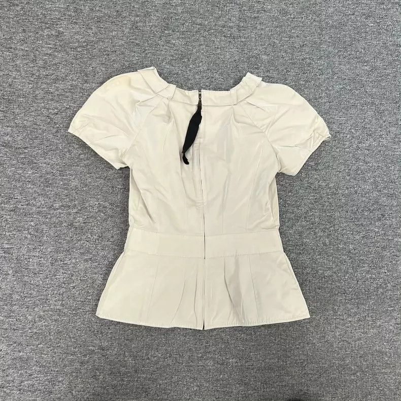 Louis Vuitton Louis Vuitton Short Sleeve Bow Top-yf Size US XS / EU 42 / 0 - 2 Thumbnail