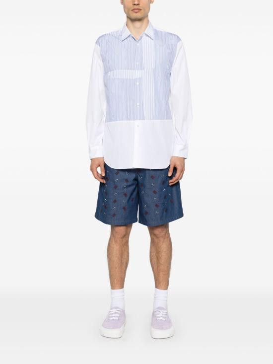 Comme des Garcons COMME DES GARCONS Men Long Tops FOB027 1WHITESTRIPE White Size US S / EU 44-46 / 1 - 2 Thumbnail