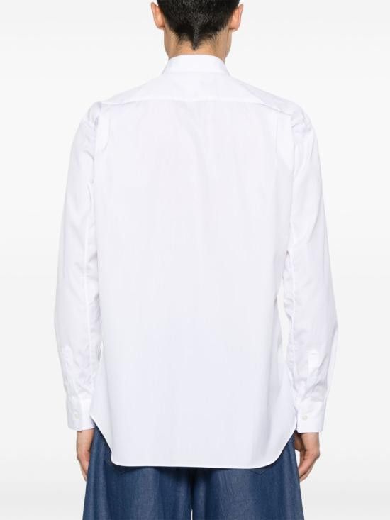 Comme des Garcons COMME DES GARCONS Men Long Tops FOB027 1WHITESTRIPE White Size US XL / EU 56 / 4 - 5 Thumbnail