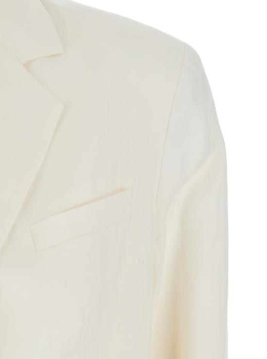 TWINSET TWINSET Women Suit Jackets 251TT207300282 White Size L / US 10 / IT 46 - 3 Thumbnail