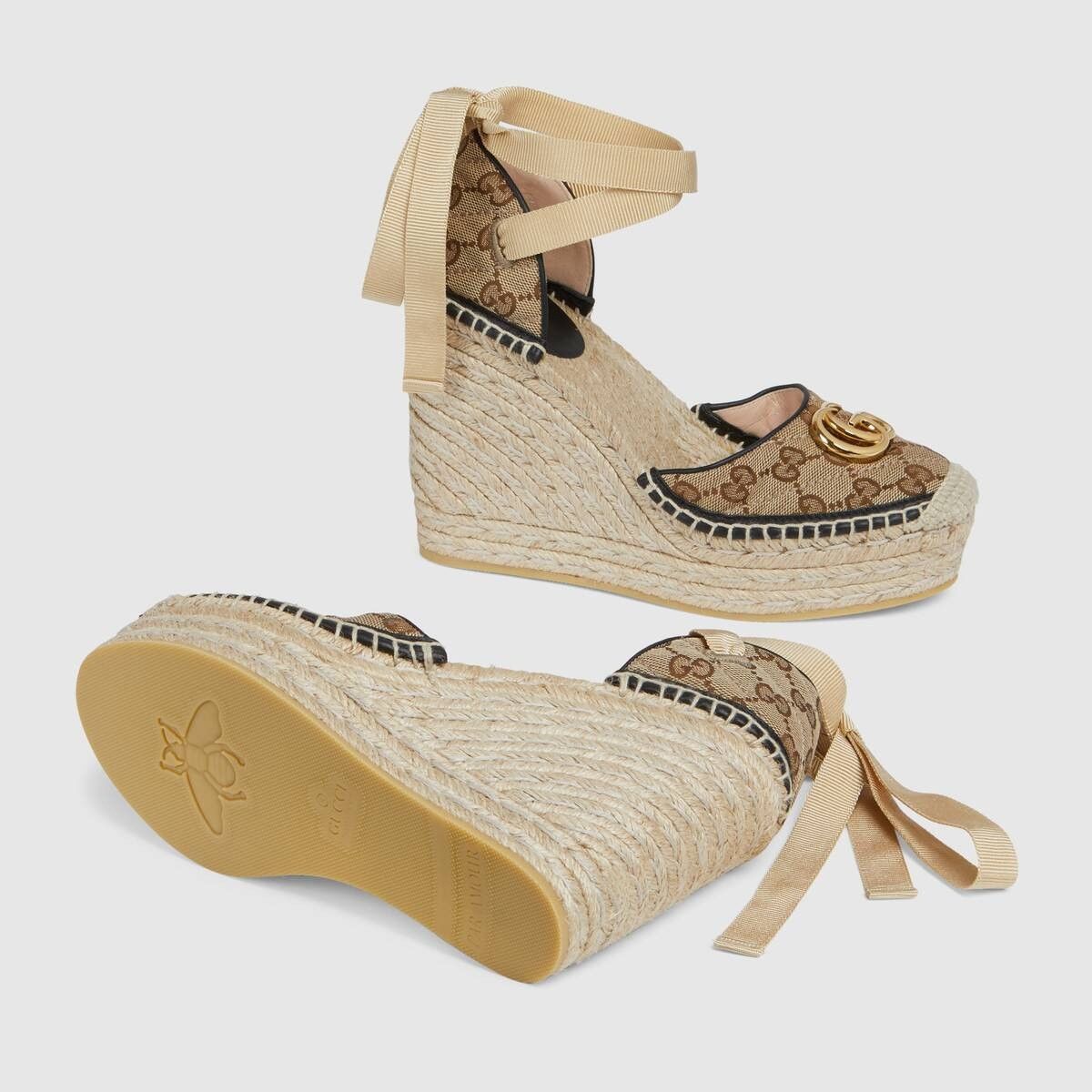 Gucci Women's GG matelassé platform espadrille Size US 8 / IT 38 - 5 Thumbnail