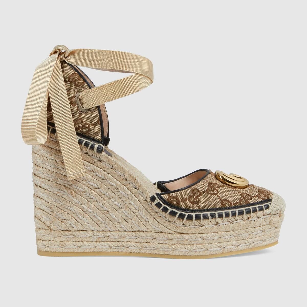 Gucci Women's GG matelassé platform espadrille Size US 12 / IT 42 - 2 Thumbnail