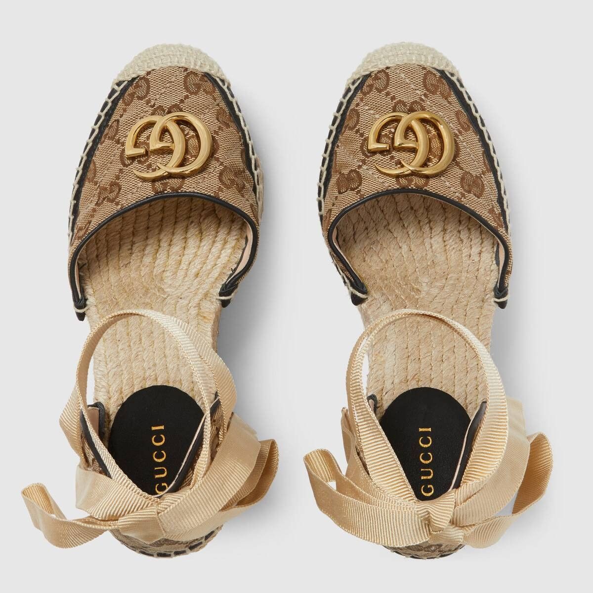 Gucci Women's GG matelassé platform espadrille Size US 12 / IT 42 - 3 Thumbnail