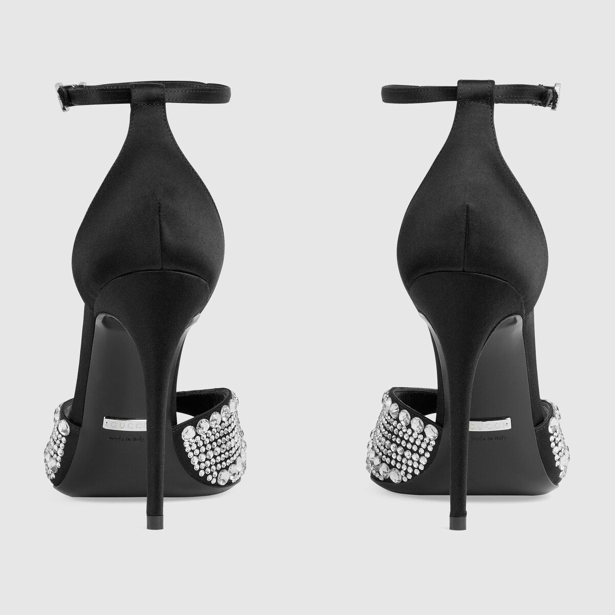 Gucci Women's high heel sandals with crystals Size US 12 / IT 42 - 3 Thumbnail