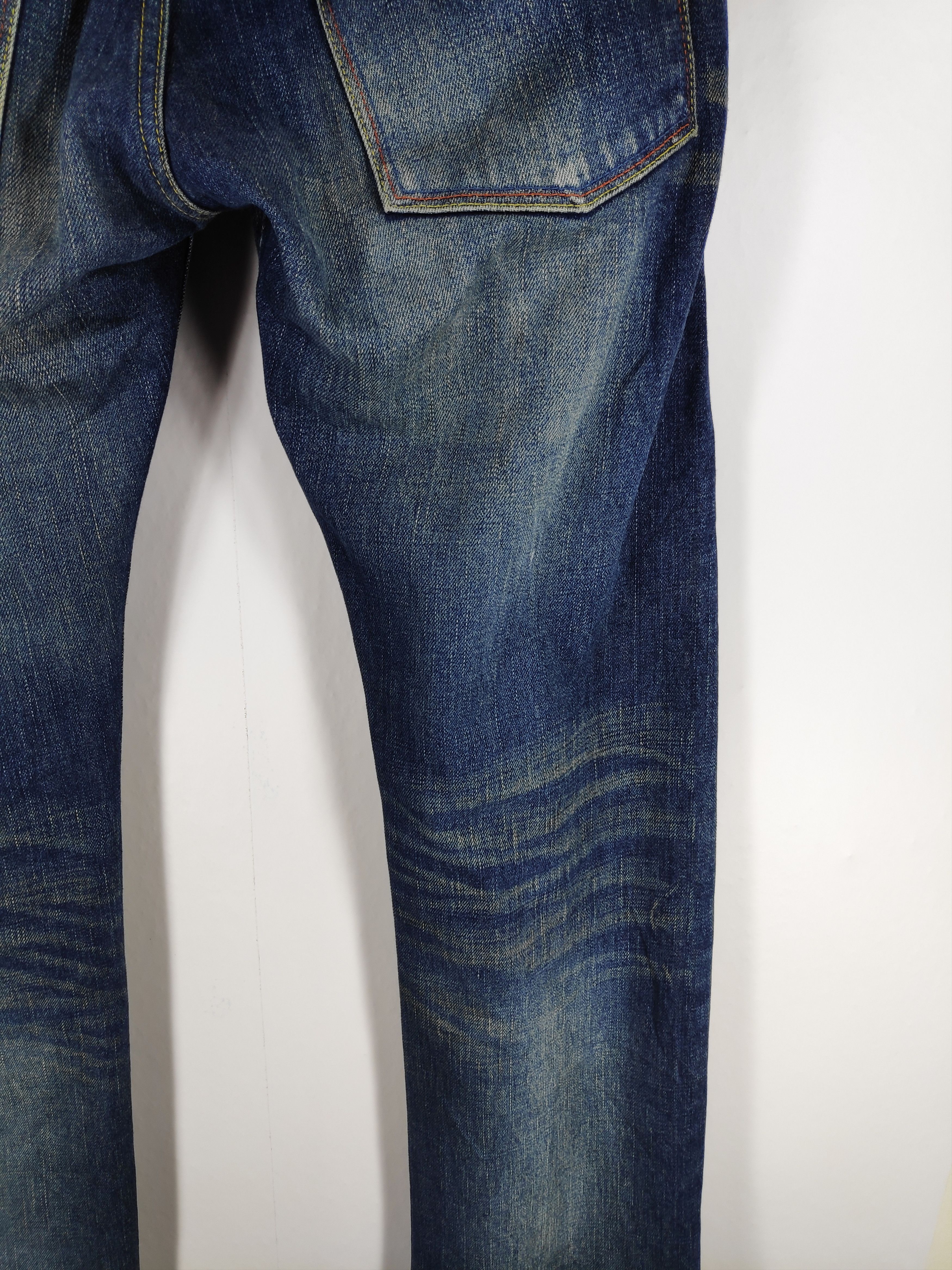 If Six Was Nine Takeo Kikuchi Faded Denim Patchwork Boro Denim Size US 32 / EU 48 - 18 Thumbnail