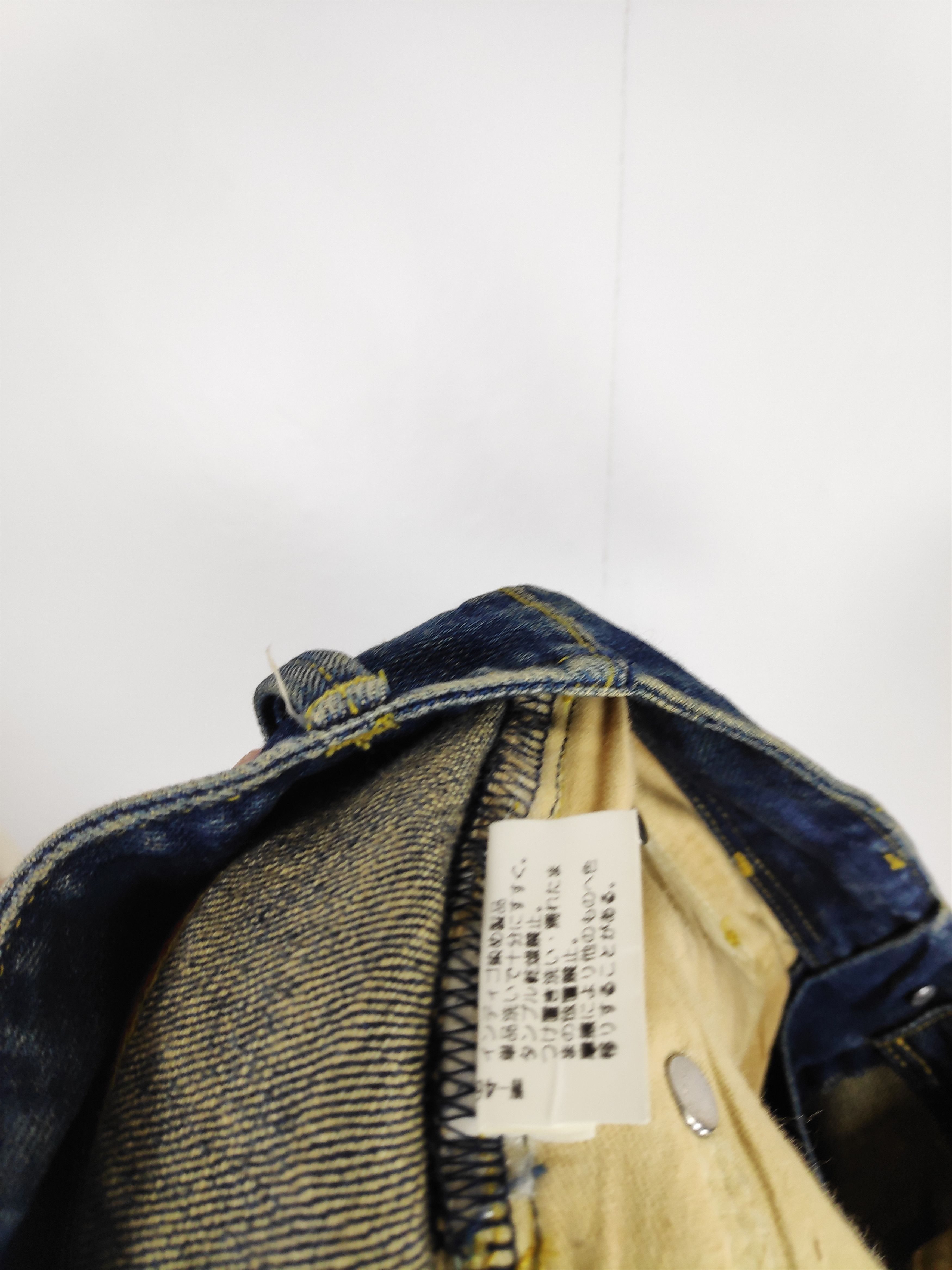 If Six Was Nine Takeo Kikuchi Faded Denim Patchwork Boro Denim Size US 32 / EU 48 - 9 Thumbnail