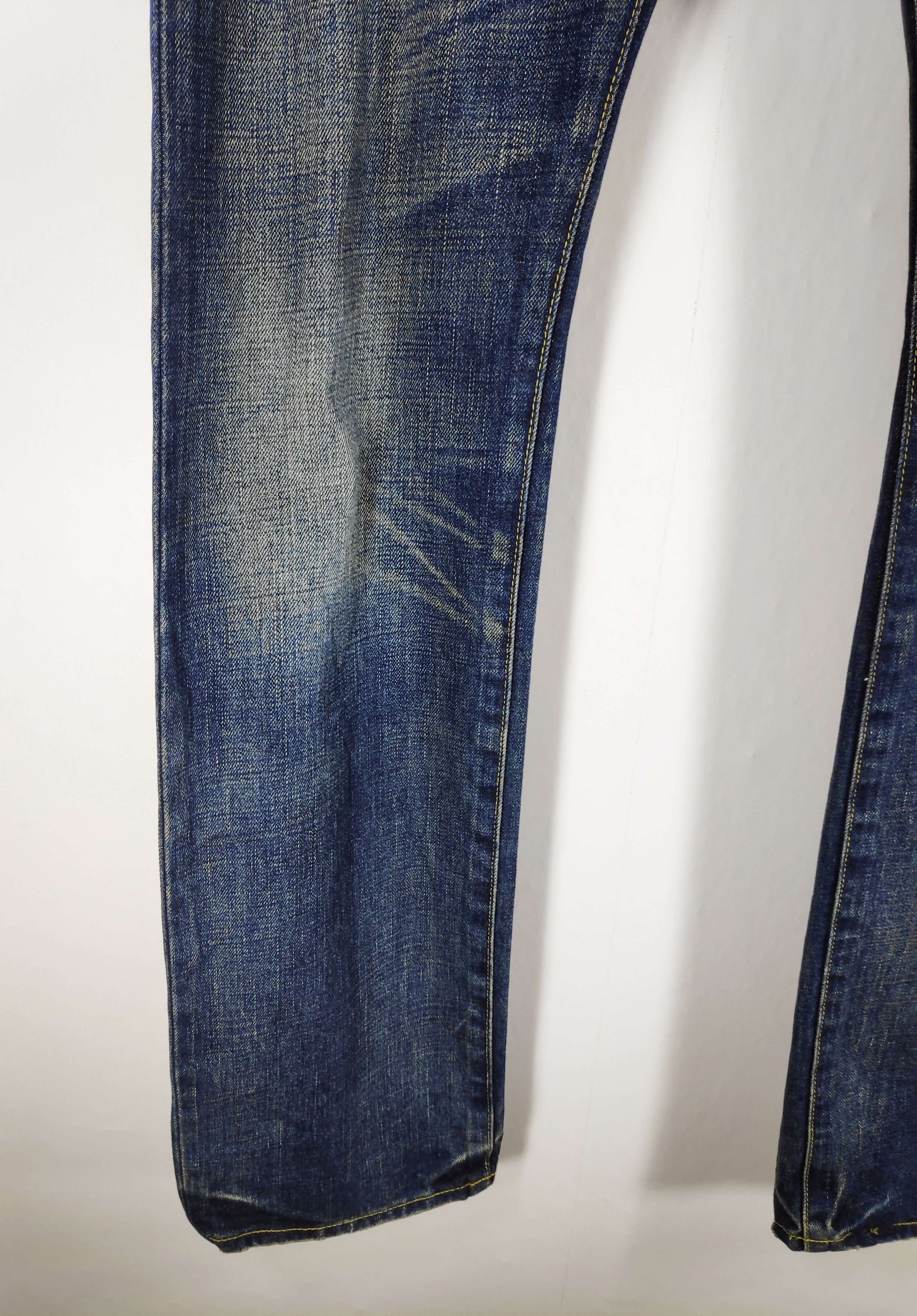 If Six Was Nine Takeo Kikuchi Faded Denim Patchwork Boro Denim Size US 32 / EU 48 - 14 Thumbnail