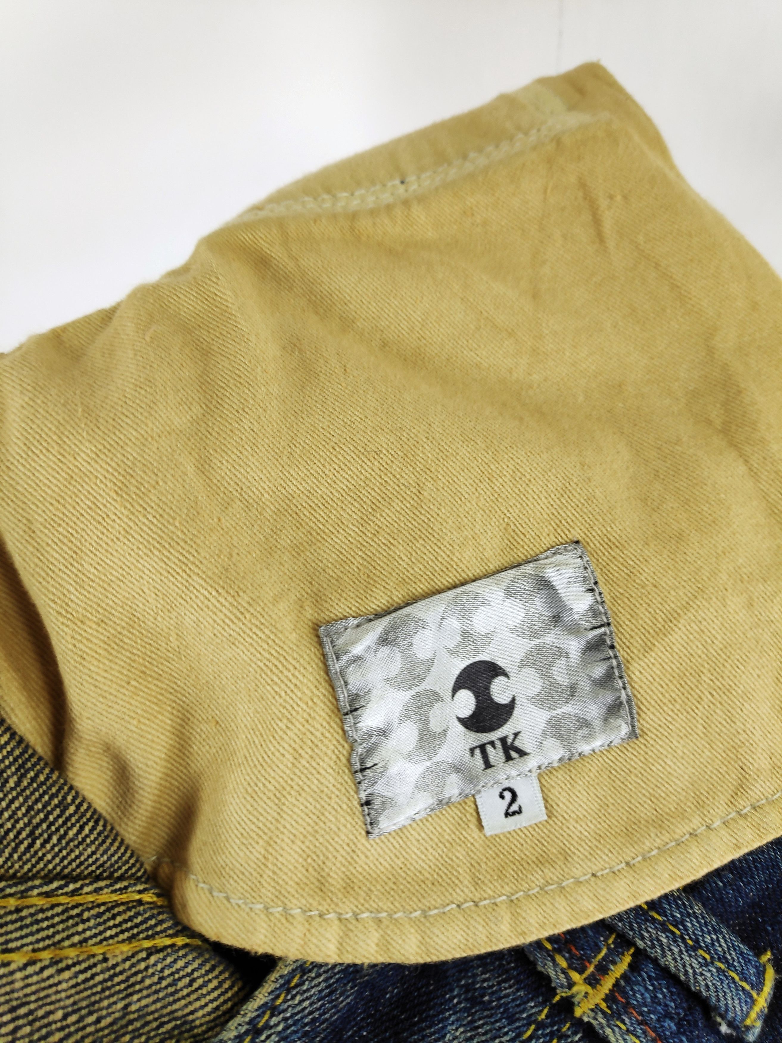 If Six Was Nine Takeo Kikuchi Faded Denim Patchwork Boro Denim Size US 32 / EU 48 - 8 Thumbnail