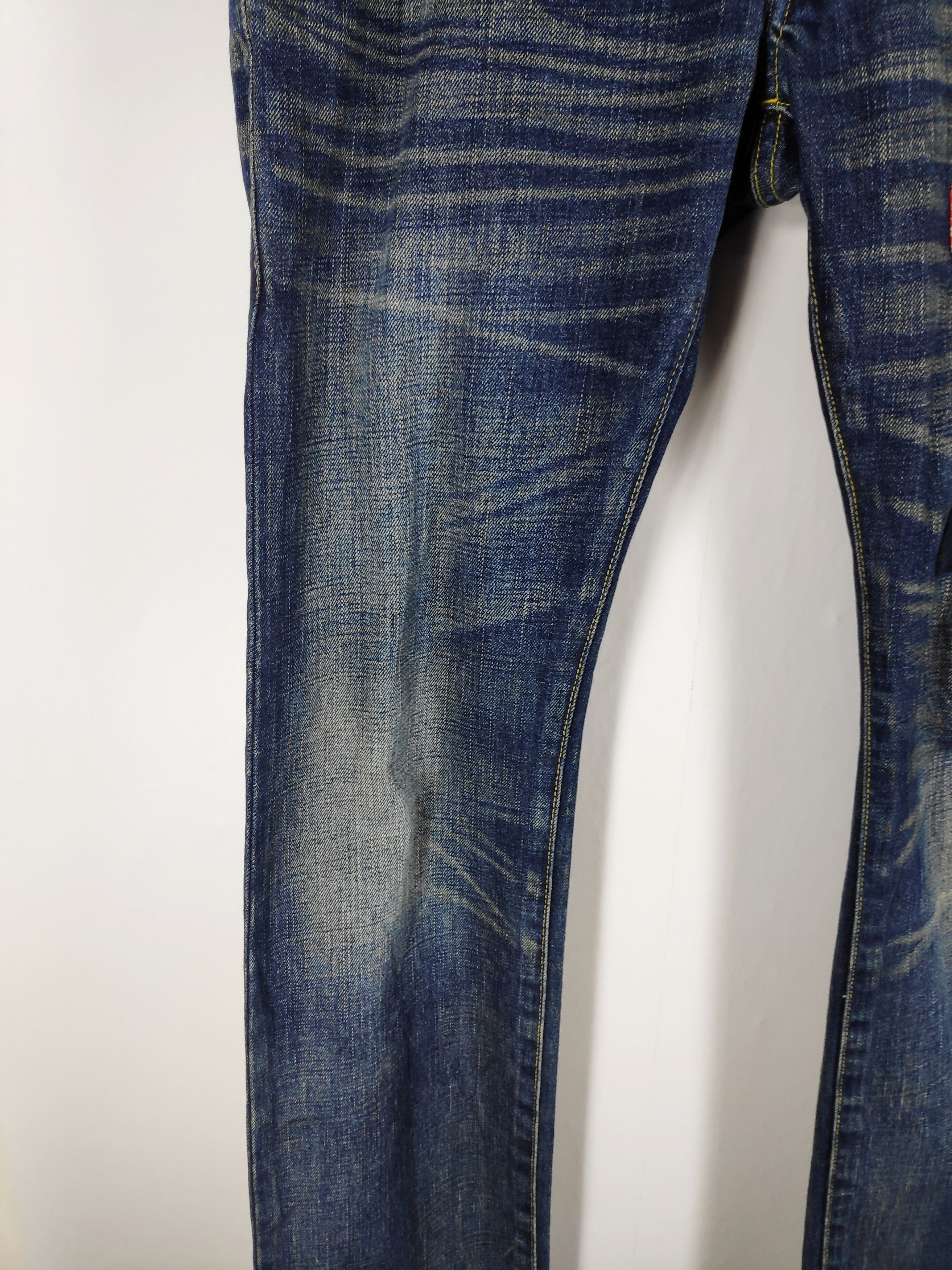 If Six Was Nine Takeo Kikuchi Faded Denim Patchwork Boro Denim Size US 32 / EU 48 - 13 Thumbnail