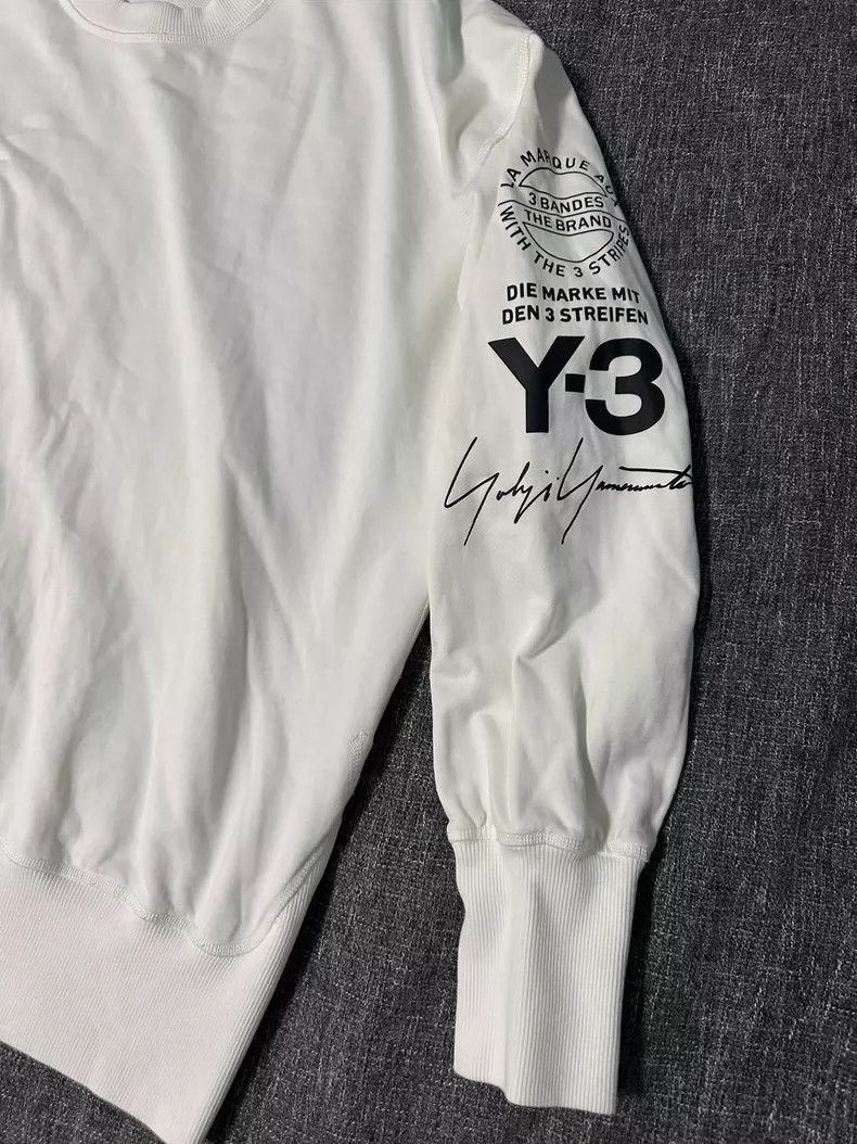 Y-3 Y-3 Long Sleeve Cotton Sweatshirt-yf Size US M / EU 48-50 / 2 - 2 Thumbnail
