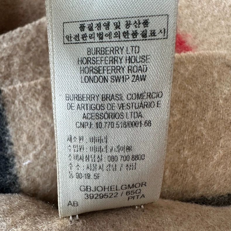 Burberry Burberry Fringe Plaid Cashmere Scarf-yf Size ONE SIZE - 8 Thumbnail