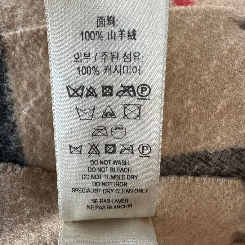 Burberry Burberry Fringe Plaid Cashmere Scarf-yf Size ONE SIZE - 6 Thumbnail