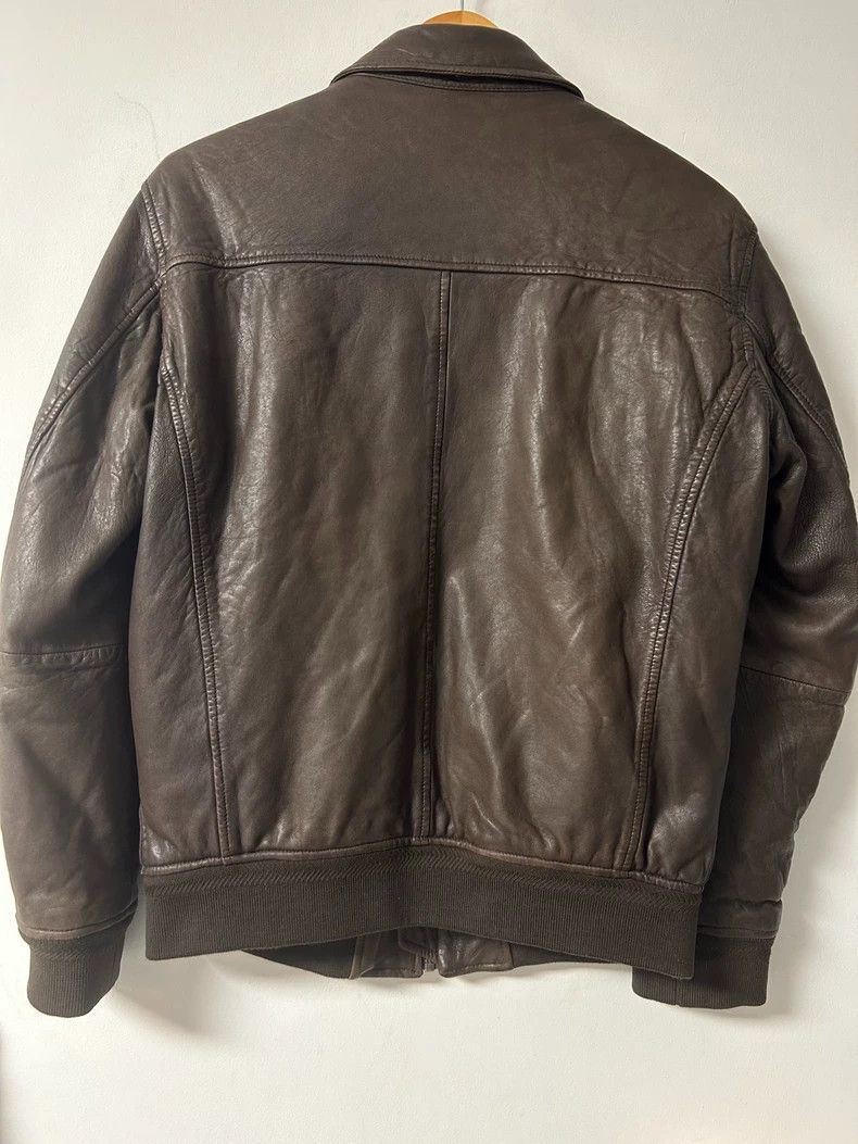 Massimo Osti Massimo Dutti Men's Sheepskin Leather Flight Jacket-yf Size US L / EU 52-54 / 3 - 2 Thumbnail