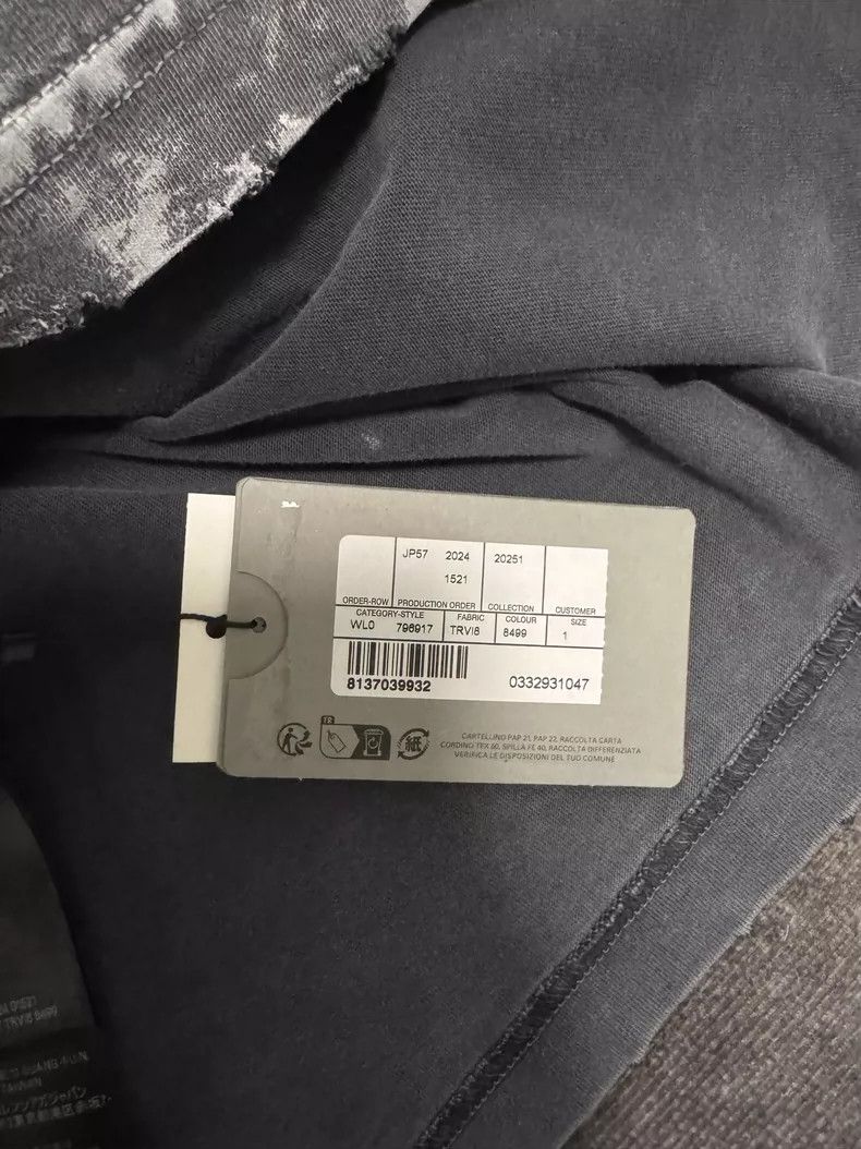 Balenciaga Balenciaga Long Sleeve Tee with Snow Wash-yf Size US M / EU 48-50 / 2 - 5 Thumbnail