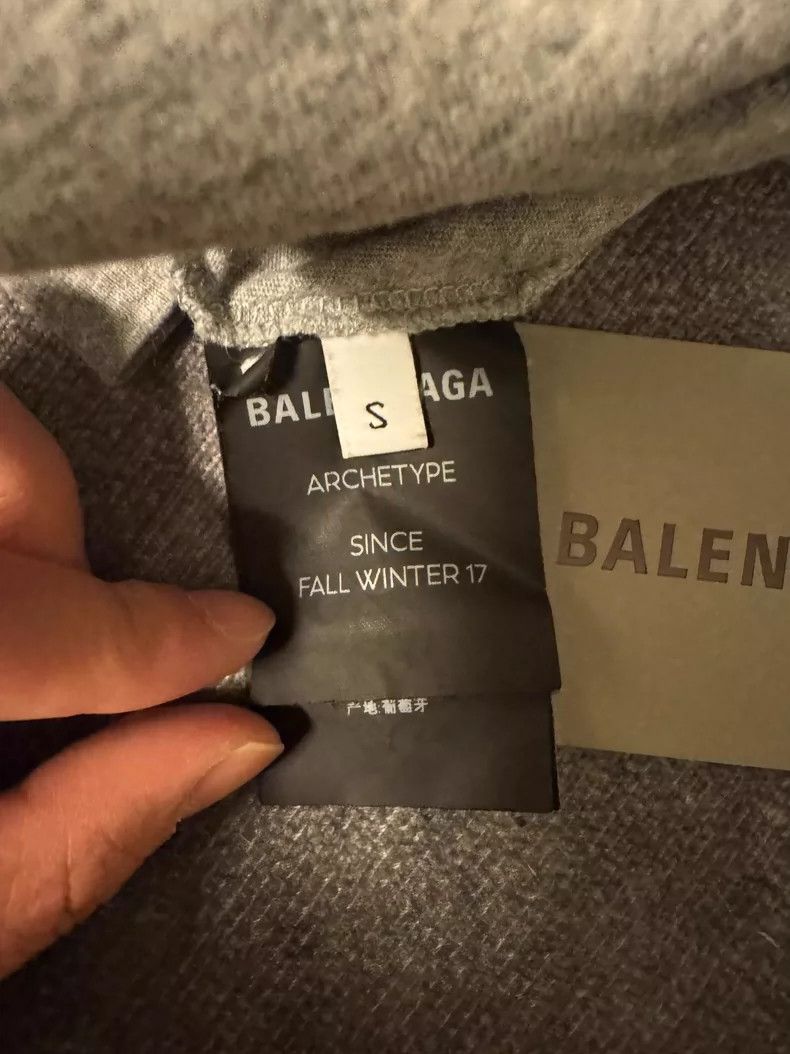 Balenciaga Balenciaga Oversized Tee with Logo-yf Size US S / EU 44-46 / 1 - 4 Thumbnail