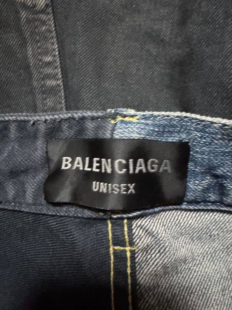 Balenciaga Balenciaga Fall Fiffy Drawstring Denim Pants-yf Size US 26 / EU 42 - 3 Thumbnail