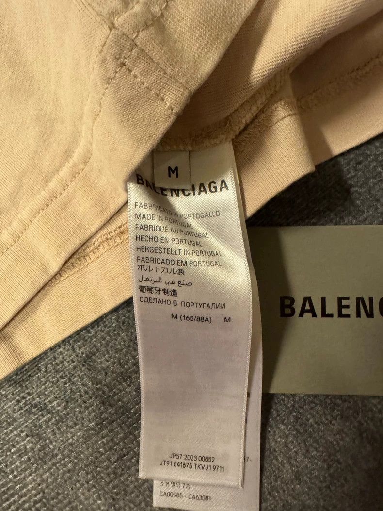 Balenciaga Balenciaga Logo Print Crew Neck T-Shirt-yf Size US M / EU 48-50 / 2 - 4 Thumbnail