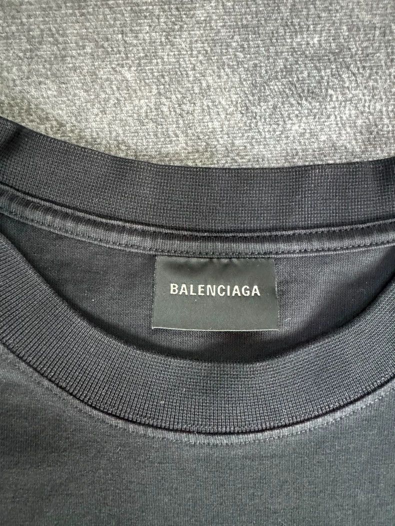 Balenciaga Balenciaga Paris Series Short Sleeve Tee-yf Size US M / EU 48-50 / 2 - 3 Thumbnail
