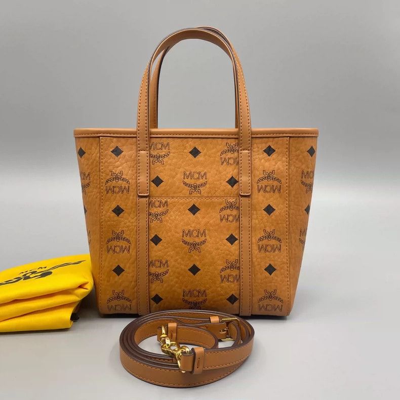 MCM MCM Classic Cognac Color Tote Bag-yf Size ONE SIZE - 2 Thumbnail