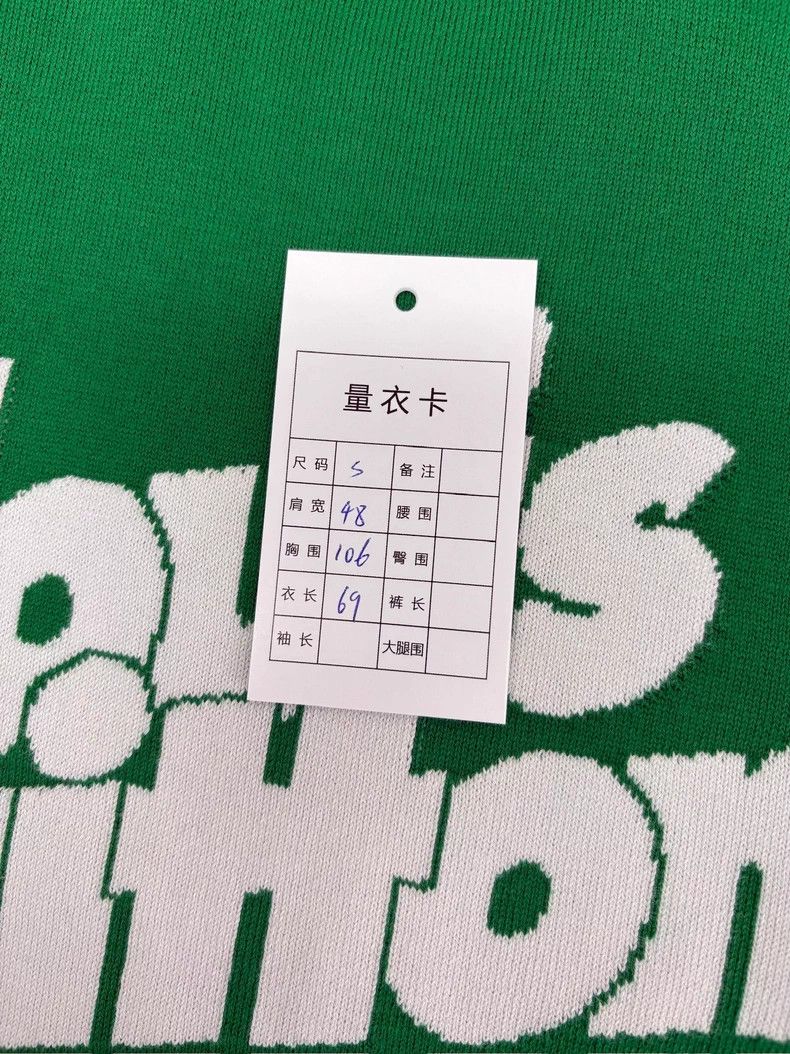Louis Vuitton Louis Vuitton Green Knit Logo Short Sleeve-yf Size US S / EU 44-46 / 1 - 8 Thumbnail