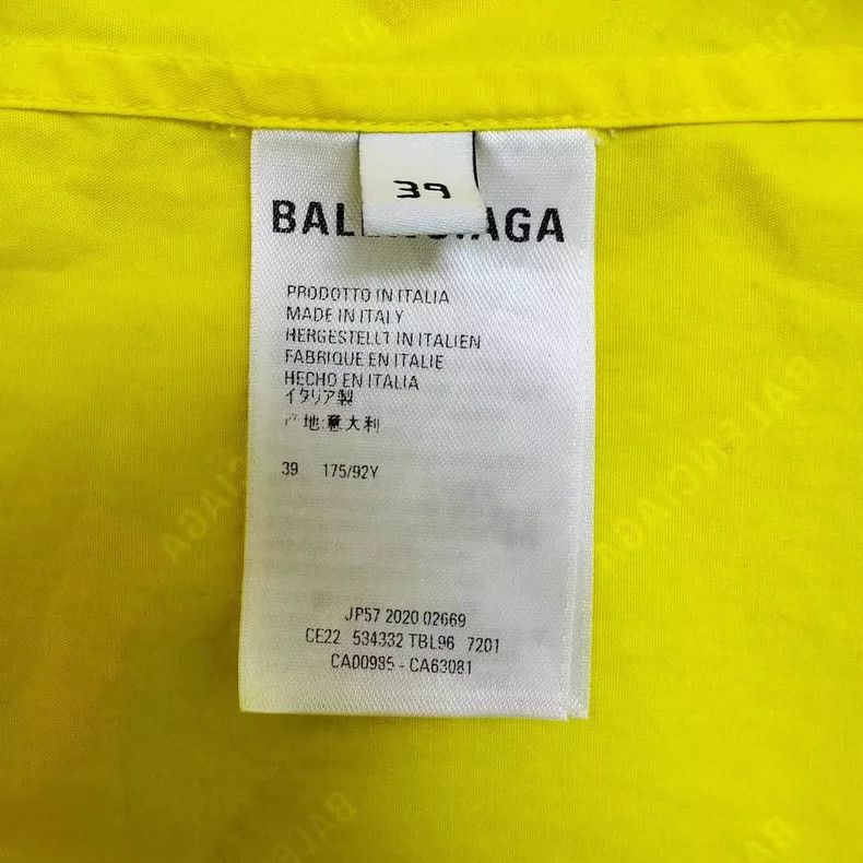Balenciaga Balenciaga Logo Short Sleeve Shirt-yf Size US M / EU 48-50 / 2 - 4 Thumbnail