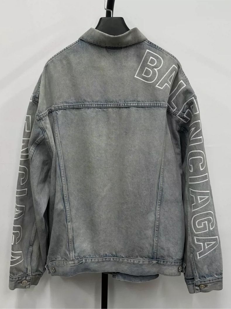 Balenciaga Balenciaga Long Sleeve Denim Jacket-yf Size US M / EU 48-50 / 2 - 3 Thumbnail