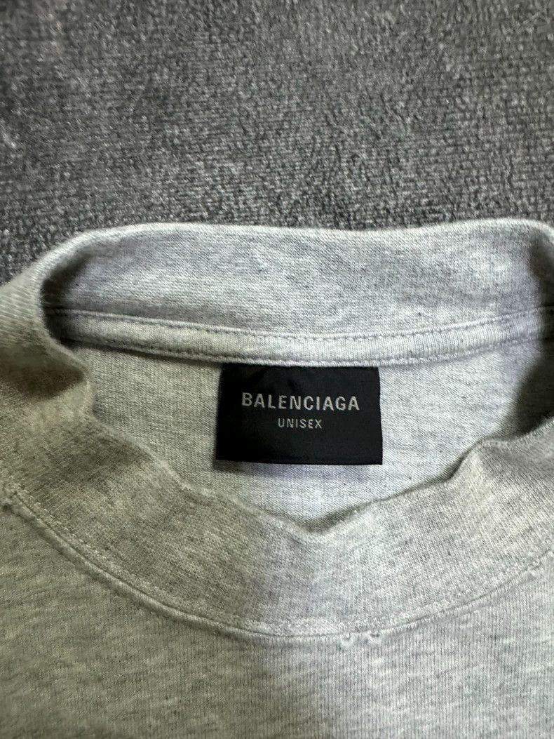 Balenciaga Be Kind Balenciaga Gray Vintage T-Shirt-yf Size US M / EU 48-50 / 2 - 3 Thumbnail