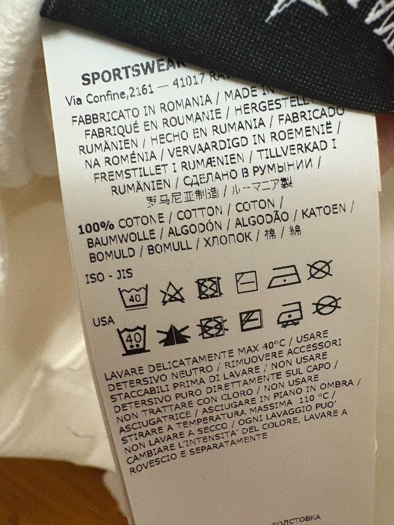Stone Island Stone Island White Crew Neck Sweatshirt-yf Size US M / EU 48-50 / 2 - 5 Thumbnail