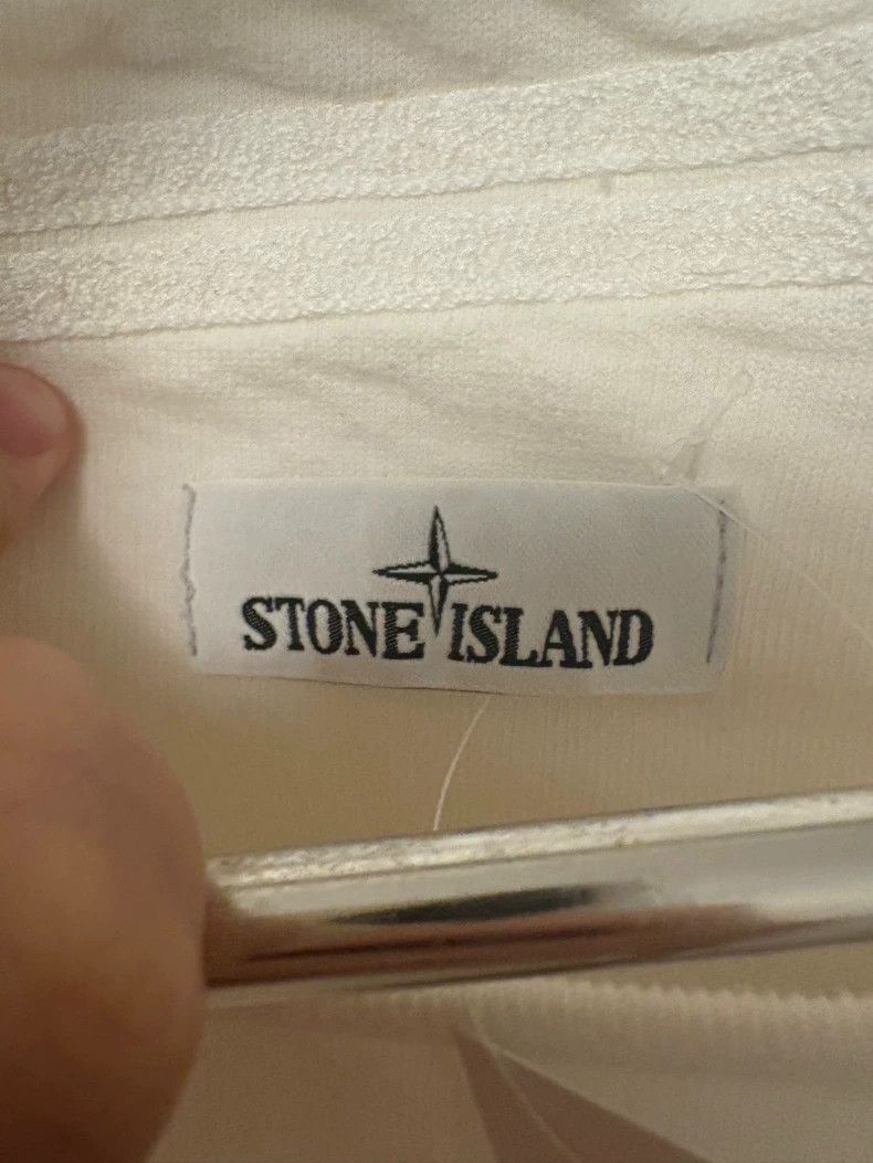 Stone Island Stone Island White Crew Neck Sweatshirt-yf Size US M / EU 48-50 / 2 - 7 Thumbnail