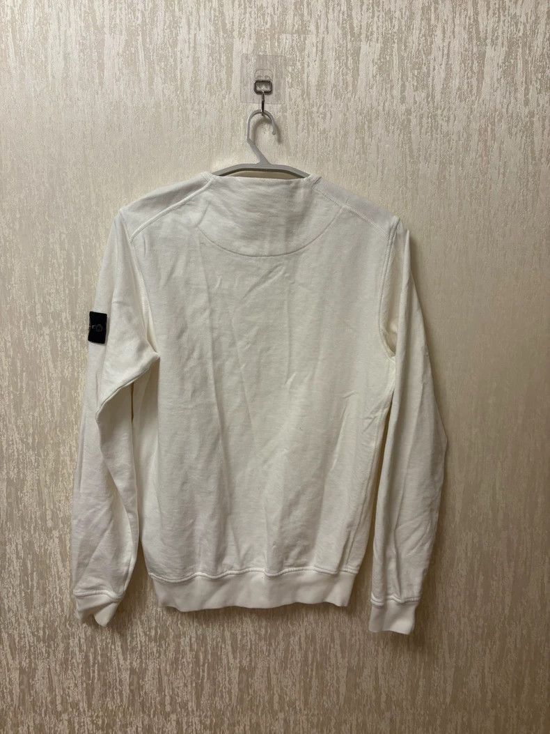 Stone Island Stone Island White Crew Neck Sweatshirt-yf Size US M / EU 48-50 / 2 - 2 Thumbnail