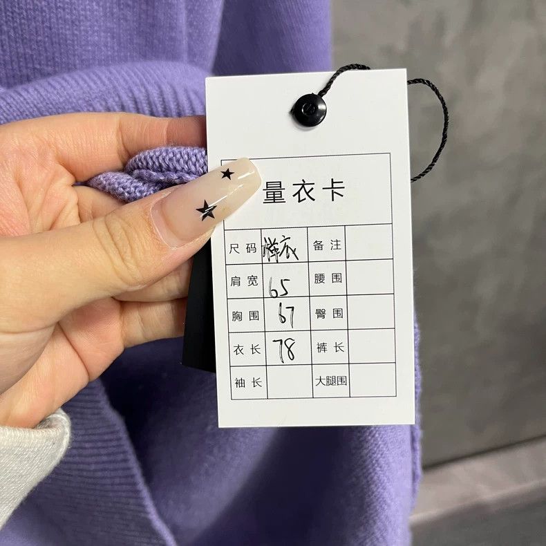 Balenciaga Balenciaga Purple Logo Long Sleeve Knit Sweater-yf Size US M / EU 48-50 / 2 - 4 Thumbnail