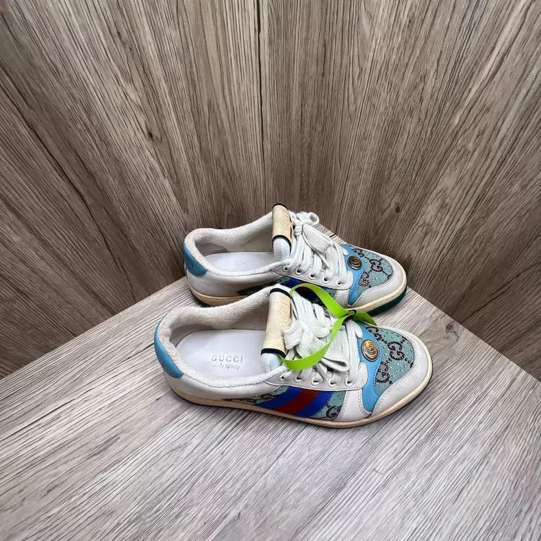 Gucci Gucci Water Rhinestone Sneakers Size 35.5-yf Size US 5.5 / EU 38 - 6 Thumbnail